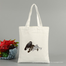 Custom promotional cotton canvas shopping tote bag with your logo and pattern